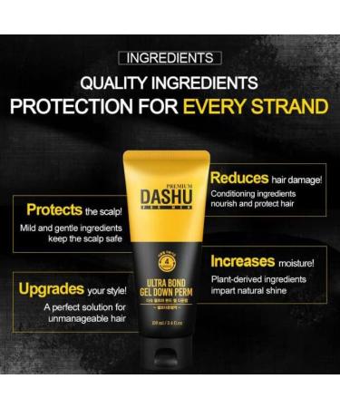 Dashu For Men Premium Ultra Bond Gel Down Perm 100 ml - Buy Online on GoSupps.com