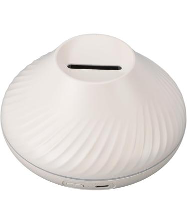 Essential Oil Diffuser - Aroma Diffuser Humidifier with Flame Light | USB Aromatherapy Desk Humidifier for Bedroom & Office - Beige - Buy Online on GoSupps.com