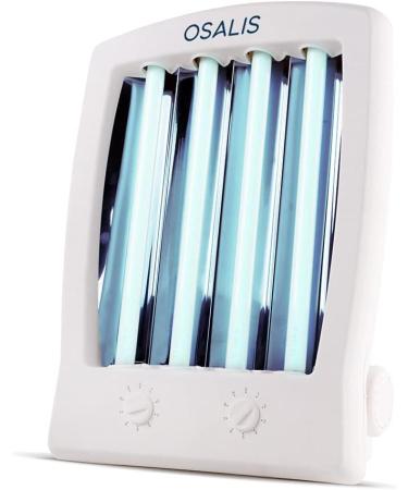 Desktop Home Tanning Lamp to Treat Facial Neck and Chest Acne with this Compact Desktop Sunbed - Buy Online on GoSupps.com