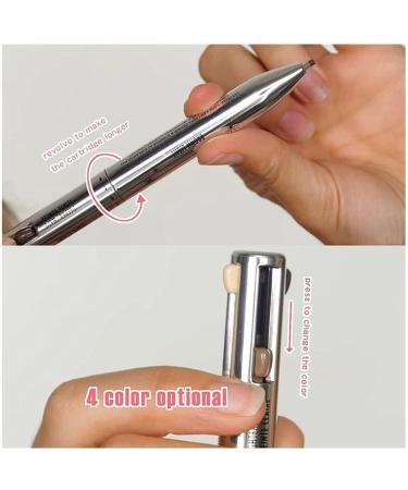 1 piece 4-in-1 eyebrow pencil with round beads portable eyebrow pencil eyebrow pencil long-lasting eyebrow pencil beautiful formakeup Clever and attractive - Buy Online on GoSupps.com