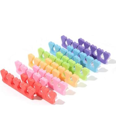 Buy Zhongjiuyuan 20 Soft Foam Toe Separators - Gel Tools for Nail Art Manicure & Pedicure (Random Color) - International Shipping Available - Buy Online on GoSupps.com