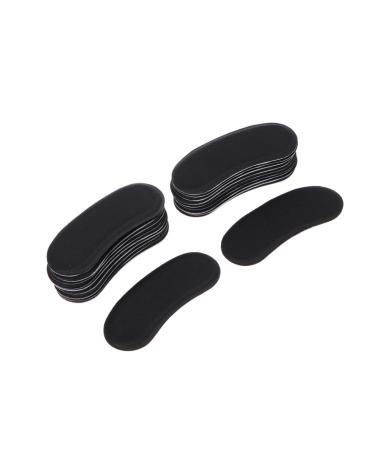 10 Pair Heel Liner Pads Half Size Padded Heel Plantillas Pad Pad Shoe Accessories Shoe Insoles Shoe Mat Shoe Heel Grips Heel Cushions Pad Shoe Padding High Heel Sponge Black M