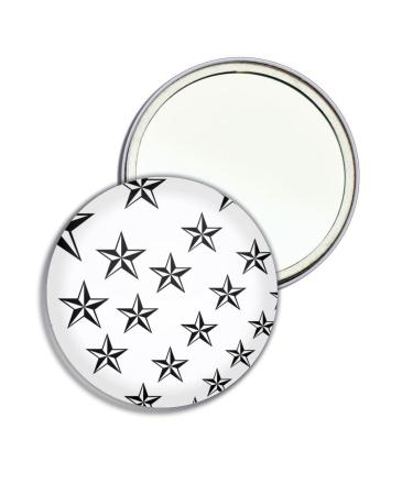 Nautical Stars - 55mm Round Compact Mirror
