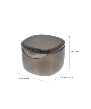 Denture Case: Reusable Plastic Storage Box for False Teeth - Grey | Orthodontic Retainer & Mouth Guard Holder for Travel & Home - Buy Online on GoSupps.com