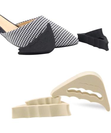 3 Pairs Adjustable Toe Fillers for Big Shoes - Improve Fit & Comfort for Men & Women Perfect for High Heels Flats & Dress Shoes (Black - Buy Online on GoSupps.com