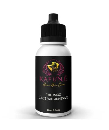 MAXX Lace Wig Adhesive – Wig Glue Size 1.06 OZ Waterproof Hold for Your Lace Wig or Toupee – Quick Drying – MAXX Hold Up to 4 Weeks – NO Flaky Residue – Best for Sensitive Skin