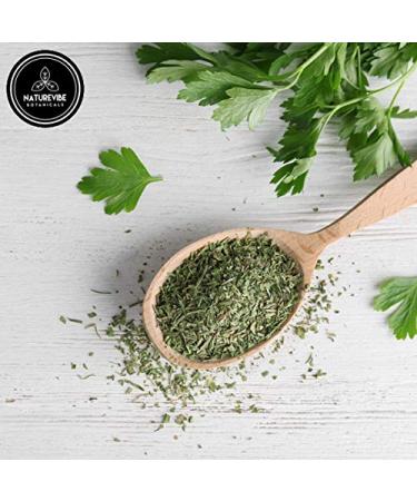 Naturevibe Botanicals Parsley Flakes 3.53oz (100g) - Petroselinum crispum var. neapolitanum - Buy Online on GoSupps.com