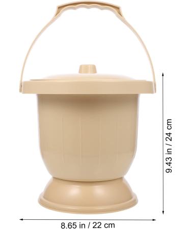 Zerodeko 1pc Female Urine Bottle - Portable Children s Toilet Pot for Travel & Home Use | Hospital Bed Pan & Urinal for Women - Khaki - Buy Online on GoSupps.com