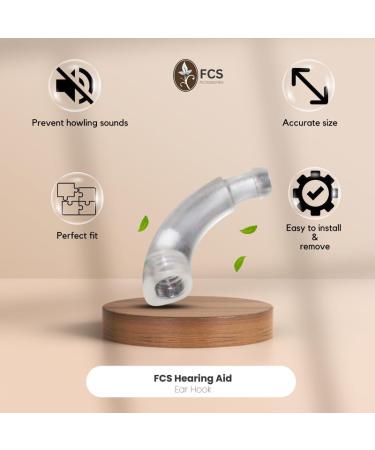FCS Hearing Devices Ear Hook for A&M STF P T3 BTE - Durable Easy Install Replacement Accessory | Anti-Howling Design | International Shipping Available - Buy Online on GoSupps.com