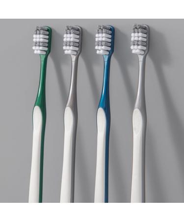 Minkissy 4pcs Men's Travel Toothbrush Set | Big Head & Small Size | Perfect for Camping & Daily Use - Buy Online on GoSupps.com