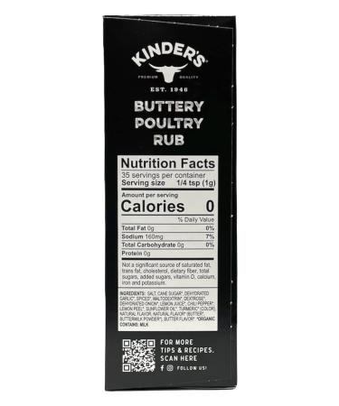 Kinder's Organic Turkey Brine and Rub Kit 11.25oz with Brining Bag | Gluten-Free, USDA Organic, Kosher - Buy Online on GoSupps.com
