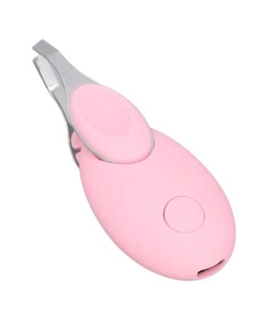 Eyebrow Removal Tool Rechargeable Visible Eyebrow Removal Tweezers for Home for Facial Hair (Pink)