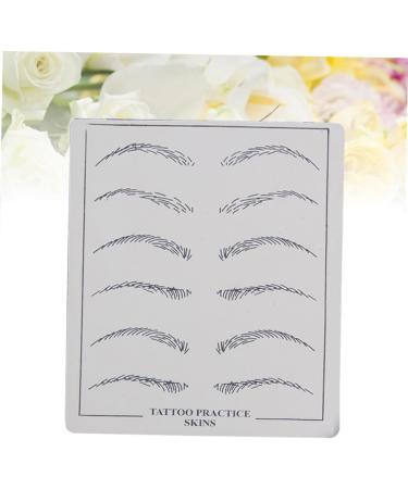Ipetboom 6 Pcs Eye Brow Practice Skin Eyebrow Practice Skin Eyebrow Microblading Eyebrow Training Skin Set - Buy Online on GoSupps.com