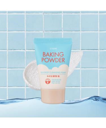 Etude House Baking Powder B.B Deep Cleansing Foam 1 fl.oz.(30ml) | Small Travel size Perfect Cleansing Wash | Removes Pore Waste and Dead Skin Cells - Buy Online on GoSupps.com