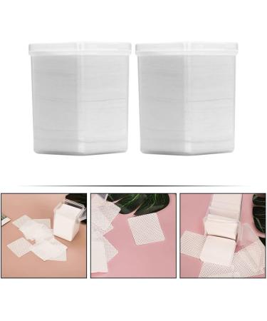 Minkissy Lint-Free Nail Polish Remover Pads - 2 Boxes of Cotton Cleaning Towels & Eyelash Nozzle | International Shipping - Buy Online on GoSupps.com
