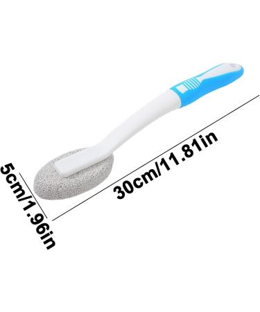 Toilet Cleaning Brush & Pumice Stone Effortless Hard Water Stain Removal for Toilets Grills & Tiles | Long Handle Cleaner for Easy Use - Buy Online on GoSupps.com