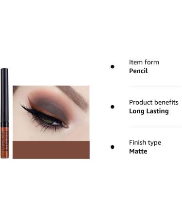 Long-Lasting Waterproof Brown Matte Liquid Eyeliner - Highly Pigmented Eye Makeup Tool - Buy Online on GoSupps.com