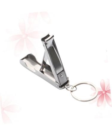 POPETPOP Stainless Steel Bottle Opener Folding Nail Clipper Key Chain Stainless Steel Stainless Steel Keychain - Buy Online on GoSupps.com