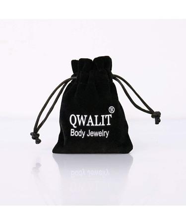 QWALIT Belly Button Piercing Kit - Stainless Steel Body Piercing Set - Buy Online on GoSupps.com
