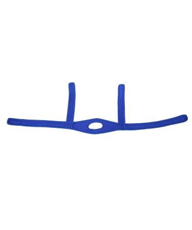Adjustable Anti Snoring Chin Strap for Men & Women - Breathable Snoreless Sleeping Solution | Blue Head Band | Improve Sleep Quality - Buy Online on GoSupps.com