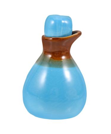 Beaupretty 4 pieces pot with essential oils Lotion container made of porcelain Small glass vase oil bottle made of glass soy sauce outgourse output vials with caps backhable sauce phiole ceramic