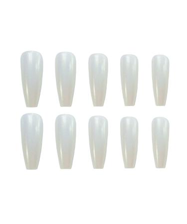 Chtom Ni a 124 Long Ballet White Gold Light Fiction Tablets with Nail Stickers - 1 Tablet & 24 Megail Stickers for Stunning Nail Art - Buy Online on GoSupps.com
