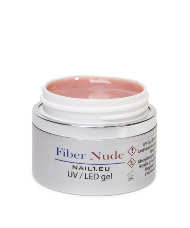 Buy NAIL1.EU MakeUP UV LED 1-Phase Gel FIBER NUDE Camouflage - 40 ml | Allroundgel Fiberglass Gel for Perfect Nails | International Shipping Available - Buy Online on GoSupps.com