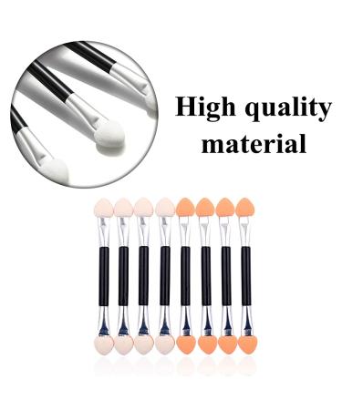 30 pcs Disposable Dual-Sided Eye Shadow Sponge Brushes | Professional Double-End Makeup Applicator Set | Manicure Cosmetic Tool | 9.5CM Aluminum Tube - Buy Online on GoSupps.com