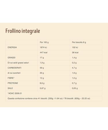  Fibrextra Misura Fibrextra Integrali Pack of 3 solid grain biscuits 330 g - Buy Online on GoSupps.com