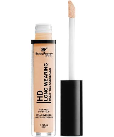 Beauty Forever HD Long-Wearing Concealer 3.5ml (Light Beige) - Emollient Rich Formula - Creamy & Blendable - Pack of 1 - Buy Online on GoSupps.com