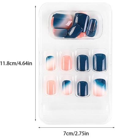 dijiusidy False Nail Fashionable Various Shapes Fingernail Full Coverage Strong Viscosity Adjustable Paster for Manicure Art 16 F741 16 1 count (Pack of 1) - Buy Online on GoSupps.com