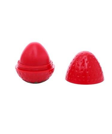 Galand Lip Cream Moisturizing Soften Brightening Cartoon Fruit Shape Lip Protector Repair Lip Wrinkle compatible with Women Strawberry