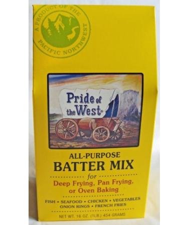 Pride of the West All Purpose Batter Mix, 16 Oz Box (3 Pack)
