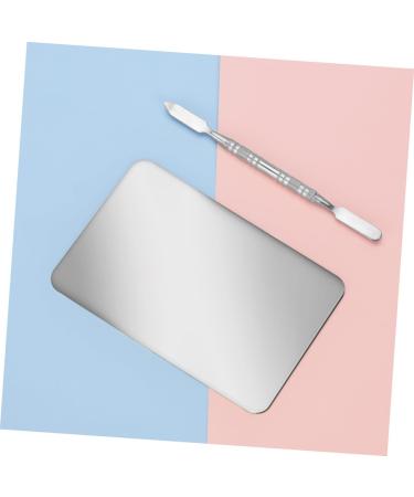 Gatuida Palette de Maquillage Professionnelle Acier Inoxydable avec Spatule Palette M langeur pour Nail Art Fond de Teint Cosm tique Portable pour Salon et Usage Personnel - Buy Online on GoSupps.com