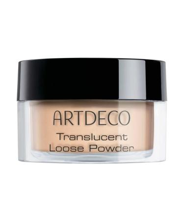 Artdeco Translucent Loose Powder - loose fixing powder with silky -matt finish for a long -lasting make -up - 1 x 10 g 05 - Translucent medium