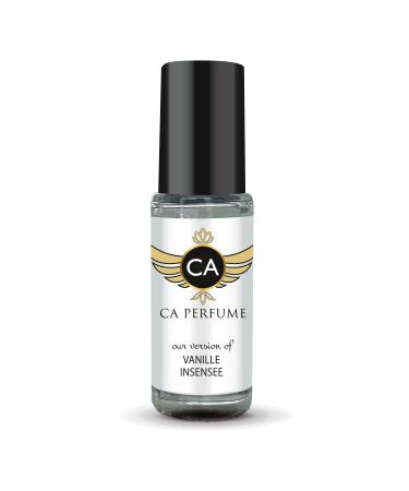 CA Perfume Impression of Atelier C Vanille Insensee For Women & Men Replica Fragrance Body Oil Dupes Alcohol-Free Aromatherapy Sample Travel Size Concentrated Long Lasting Roll-On 0.14 Fl Oz/4ml-X1