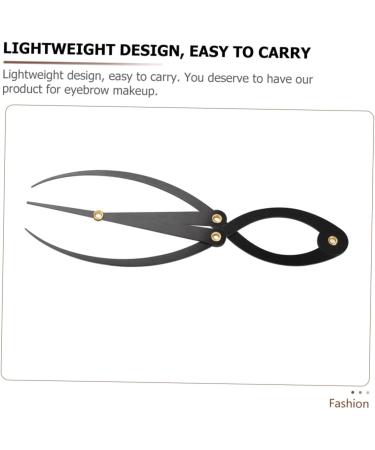 FOMIYES Tool Balance Caliper Ruler Eyebrow Grooming Ruler Eyebrow Ruler Measuring Ruler Curve Scale - Buy Online on GoSupps.com