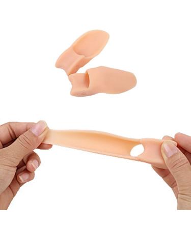 MICPANG Bunion Corrector - Gel Silicone Pads Splint for Bunion Relief - Big Toe Separator Cushion - Peach (3 Pairs) - Buy Online on GoSupps.com