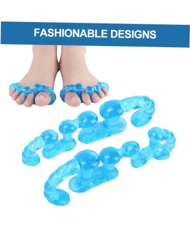 Premium Soft Elastic Toe Separators for Hallux Valgus Pain Relief - Gel Corrector for Gentle Joint Alignment - Buy Online on GoSupps.com