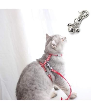10 Pieces Dog Cat Collar Bells Bells For Pet Training with Key Rings Necklace Collar Decoration - Buy Online on GoSupps.com