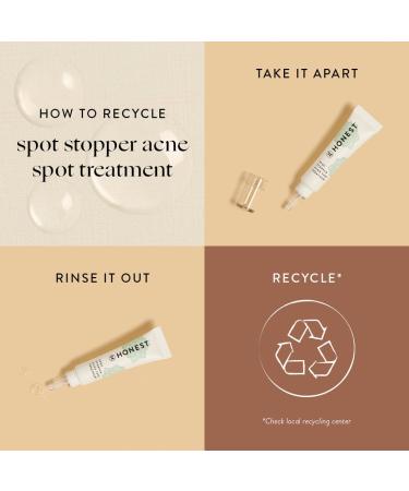 Honest Beauty Acne Spot Treatment for Oily Skin | Salicylic Acid & Glycolic Acid | Vegan Cruelty-Free | 0.5 fl oz - Buy Online on GoSupps.com
