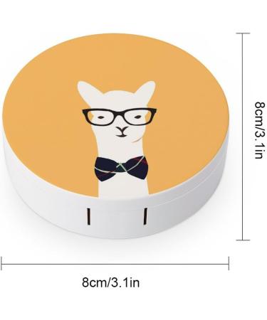 Alpaca Gentleman Contact Lens Travel Kit | Portable Cute Contact Box with Mirror | Ideal for Daily Outdoor Use - Buy Online on GoSupps.com