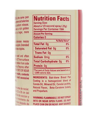 Bak-Klene ZT All Purpose Release Spray - 14 oz | Nonstick Baking & Grill Spray for High Heat Cooking - Buy Online on GoSupps.com