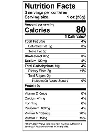 Brad's Organic Veggie Chips with Kale - 3 Bags, 9 Servings, 3 Ounce (Pack of 3) - Buy Online on GoSupps.com