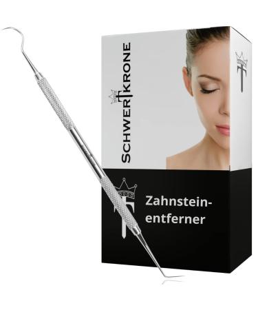 Sword crown tartar remover for dogs made of stainless steel with 2 heads dog dental care for tartar removal