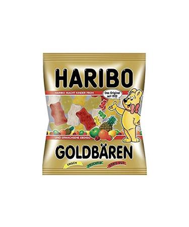 HARIBO Gold Bears Tin - Pack of 4 (4 x 100 Mini Bags 4 x 980g) | International Shipping Available - Buy Online on GoSupps.com