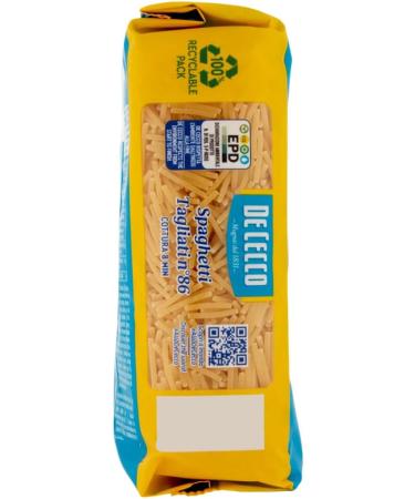  Italian Gourmet E.R. Lot de 6 spaghettis Spaghettini de Cecco 500 g + Polpa Italian Gourmet Polpa 400 g - Buy Online on GoSupps.com