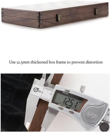 Chess Set Walnut and Checkers Set with Folding Wooden Gift Travel Chess Decor Chess Pieces (Size : 15inch) (15inch) - Buy Online on GoSupps.com