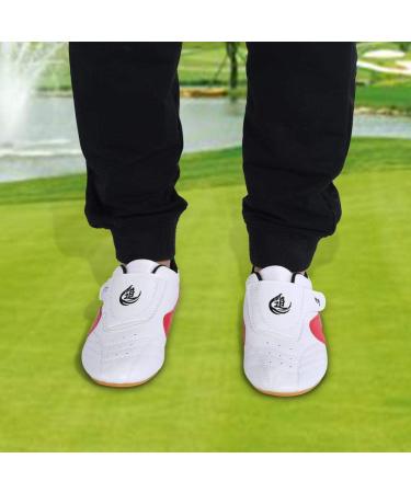 Dilwe PU Leather Taekwondo Shoes for Adult 38 | Gym Martial Arts Boxing Shoes - Buy Online on GoSupps.com