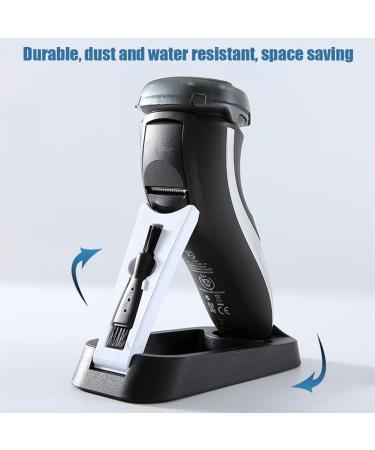 Electric Razor Holder | Foldable Shaver Storage Stand with Drain Holes - Home Bathroom Organizer for Men - Buy Online on GoSupps.com